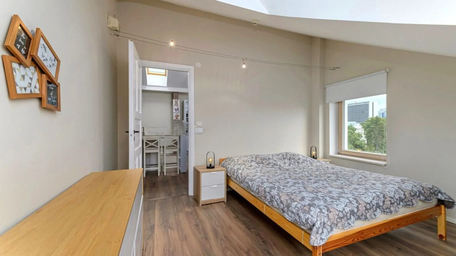 Penthouse with Arched Windows